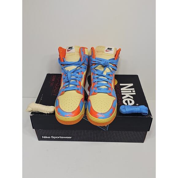 Nike Dunk High 1985 SP Orange Acid Wash Mens size 11.5 DD9404-800 NEW main image 6
